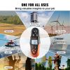 VEVOR Bluetooth Handheld Anemometer, 14¬∞F -140¬∞F , Digital Wind Speed Meter Gauge with LED Backlight Screen