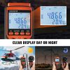 Split Handheld Anemometer, 14¬∞F -140¬∞F , Digital Wind Speed CFM Meter Gauge with LED Backlight Screen
