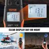 VEVOR Bluetooth Handheld Anemometer, 14¬∞F -140¬∞F , Digital Wind Speed Meter Gauge with LED Backlight Screen