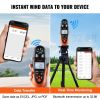 VEVOR Bluetooth Handheld Anemometer, 14¬∞F -140¬∞F , Digital Wind Speed Meter Gauge with LED Backlight Screen