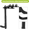 Bike Rack for Car 1-4 Bike Hitch Mount Bicycle Rack for SUV with 2-Inch Receiver, Rubber Lock & Sleek Pad