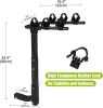 Bike Rack for Car 1-4 Bike Hitch Mount Bicycle Rack for SUV with 2-Inch Receiver, Rubber Lock & Sleek Pad